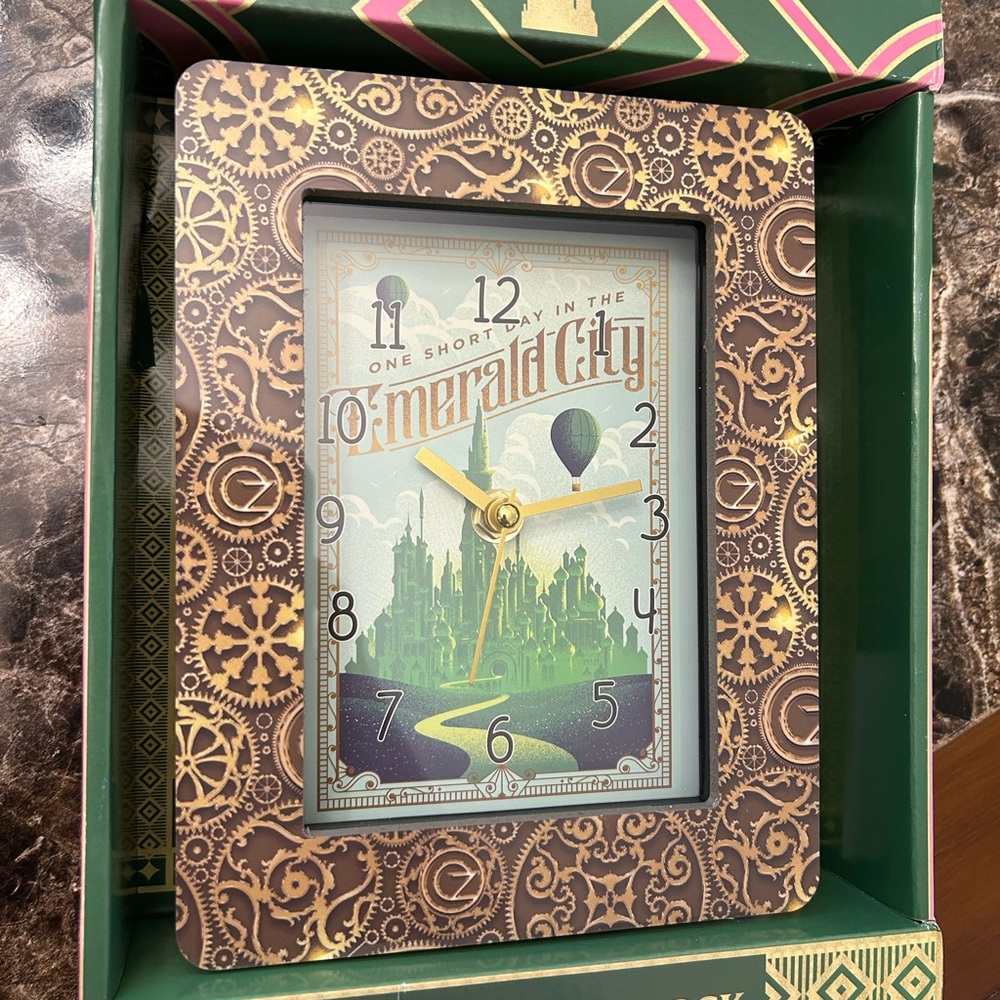 NIB Wicked frame desk Clock!